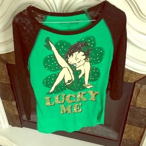 St. Patty’s Day Betty Boop Top!